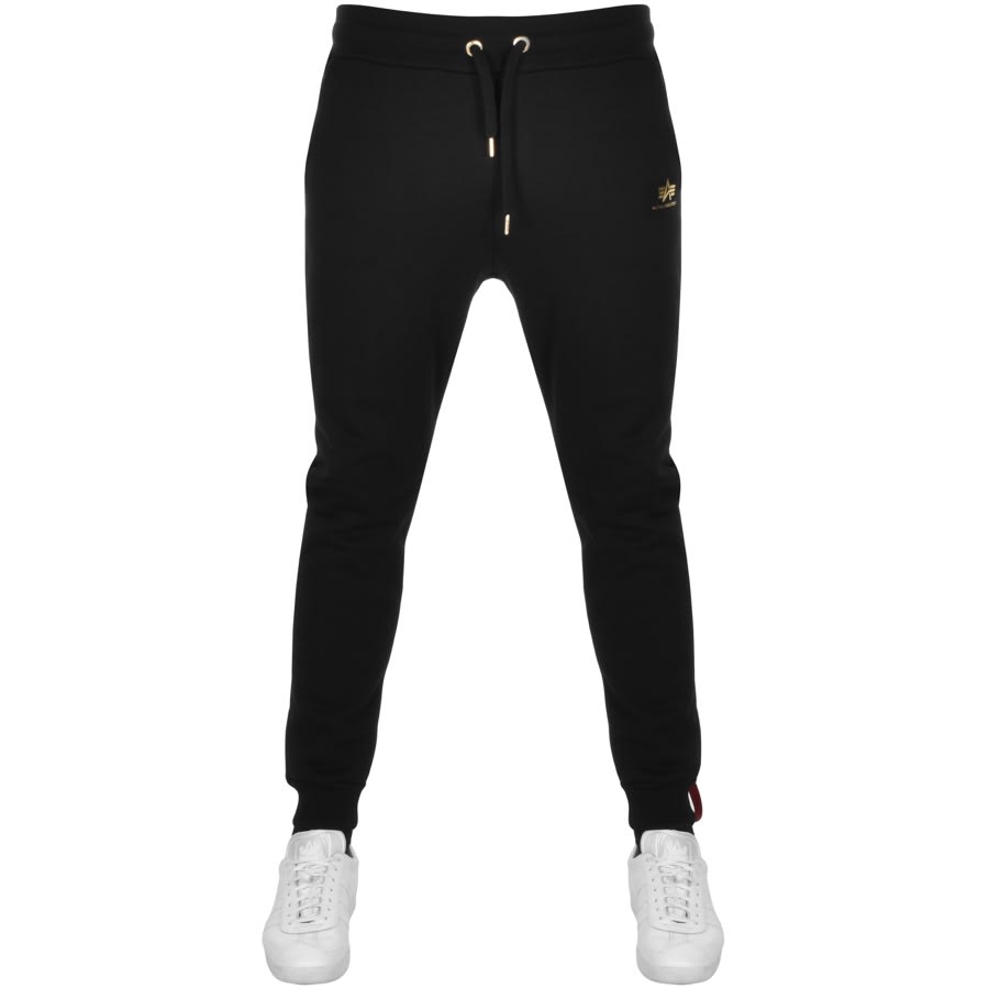 Alternative Image for ProductAlpha Industries Basic Jogging Bottoms Black1